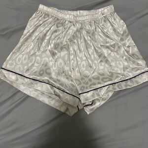 Satin sleep shorts